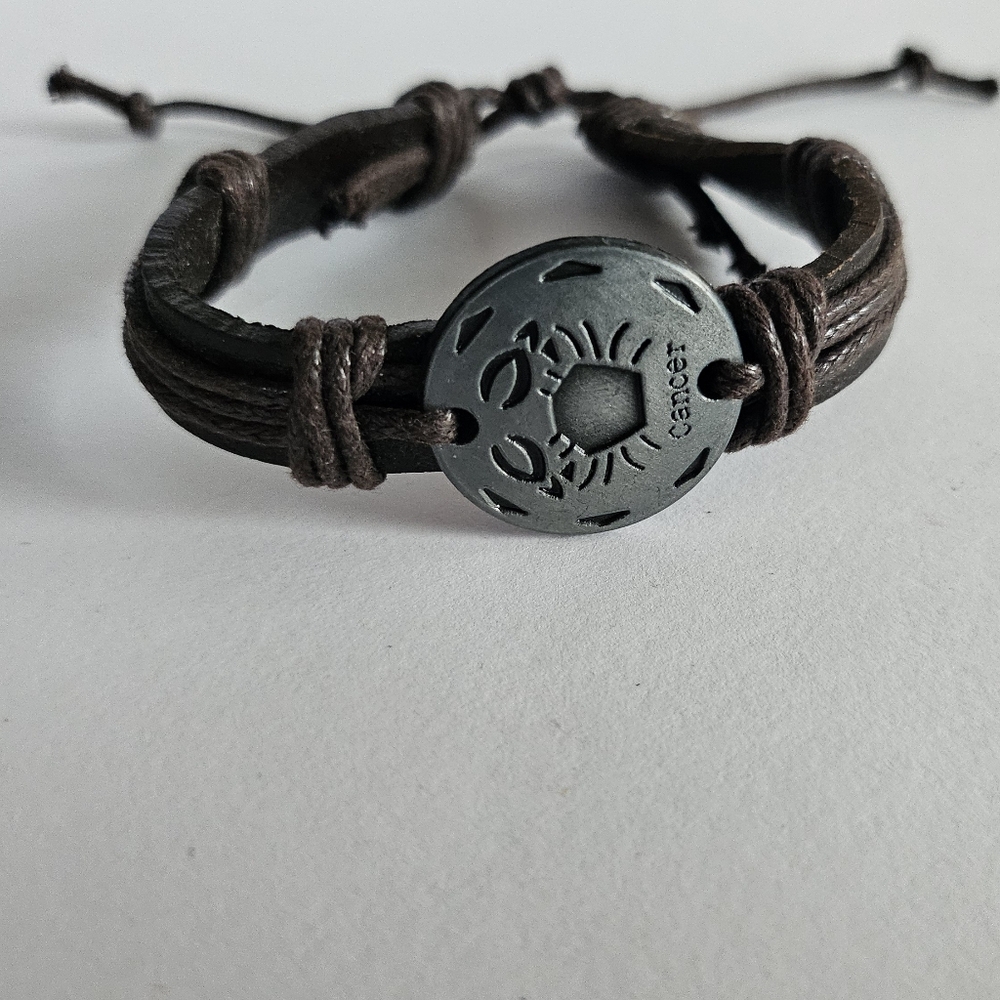 New Zodiac sign cancer bracelet, unisex